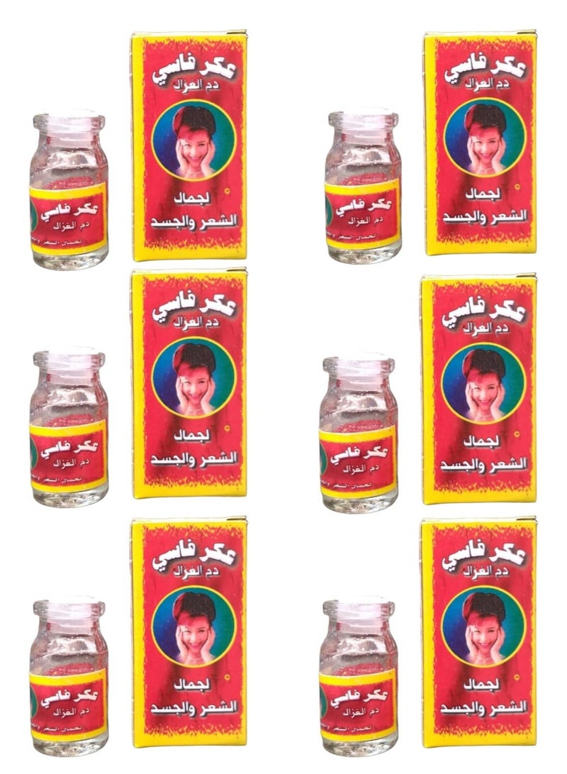 Aker Fassi Deer blood for the beauty of hair and body 7 grams 6 pieces - Image 1