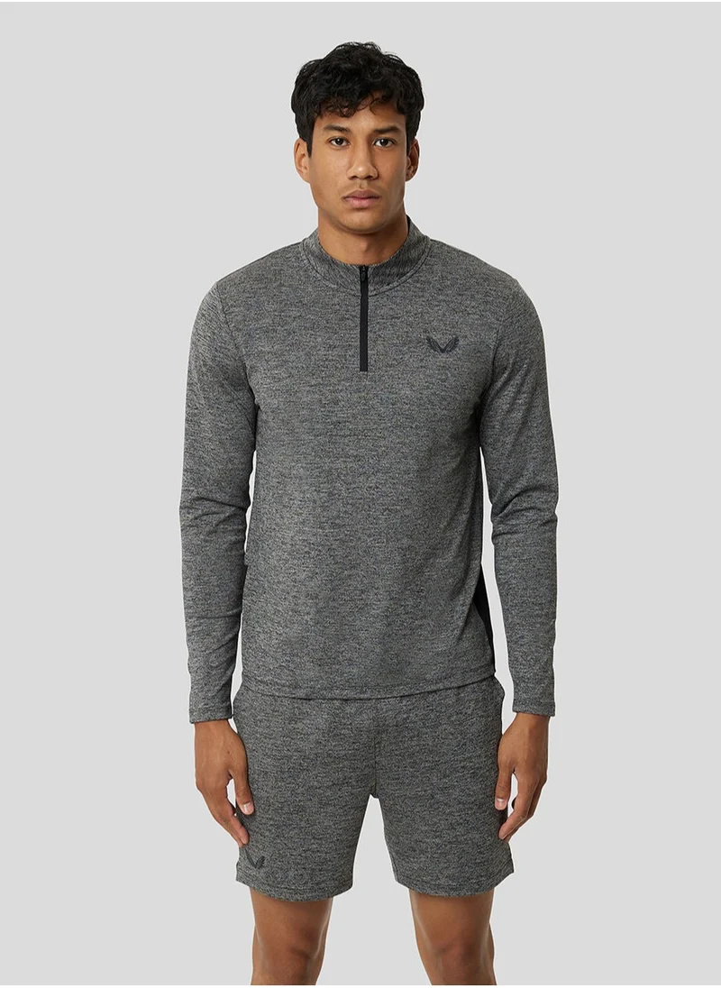 CASTORE Sharkskin Marl Carbon Capsule 1/4 Zip