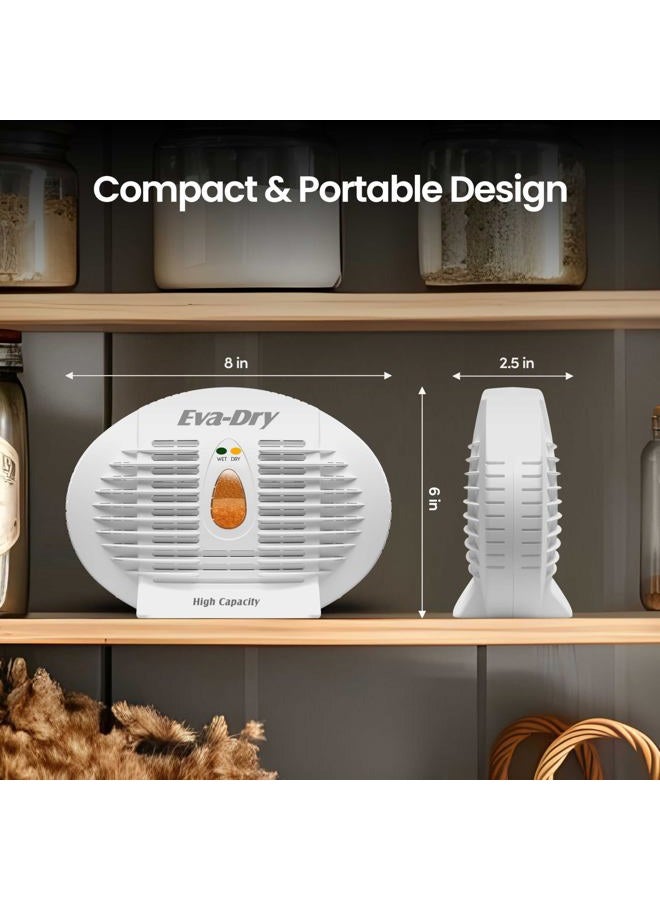 Eva-Dry E-500 Wireless, Portable and Powerful, Energy Efficient, Renewable, Mini Dehumidifier -Pack of 5 - Image 2