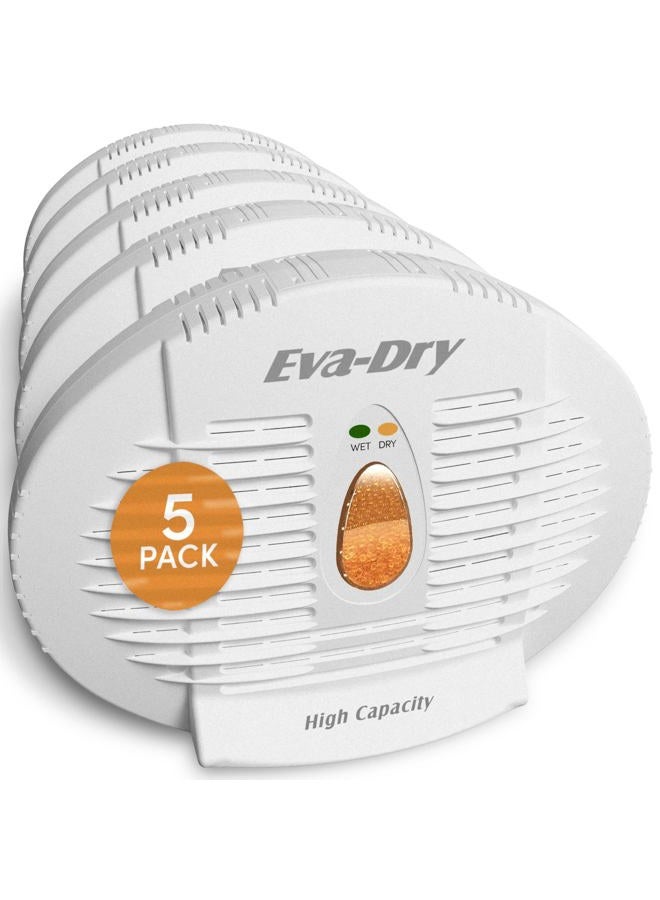 Eva-Dry E-500 Wireless, Portable and Powerful, Energy Efficient, Renewable, Mini Dehumidifier -Pack of 5 - Image 1
