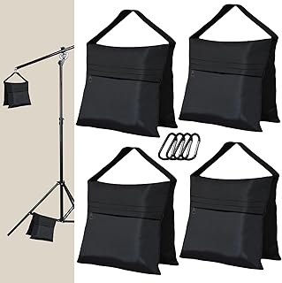 Eurmax Eurmax USA Photography Sand Weight Bags Heavy Duty Saddlebags for Photography Video Equipments, Backdrop Stand, Light  - Image 1
