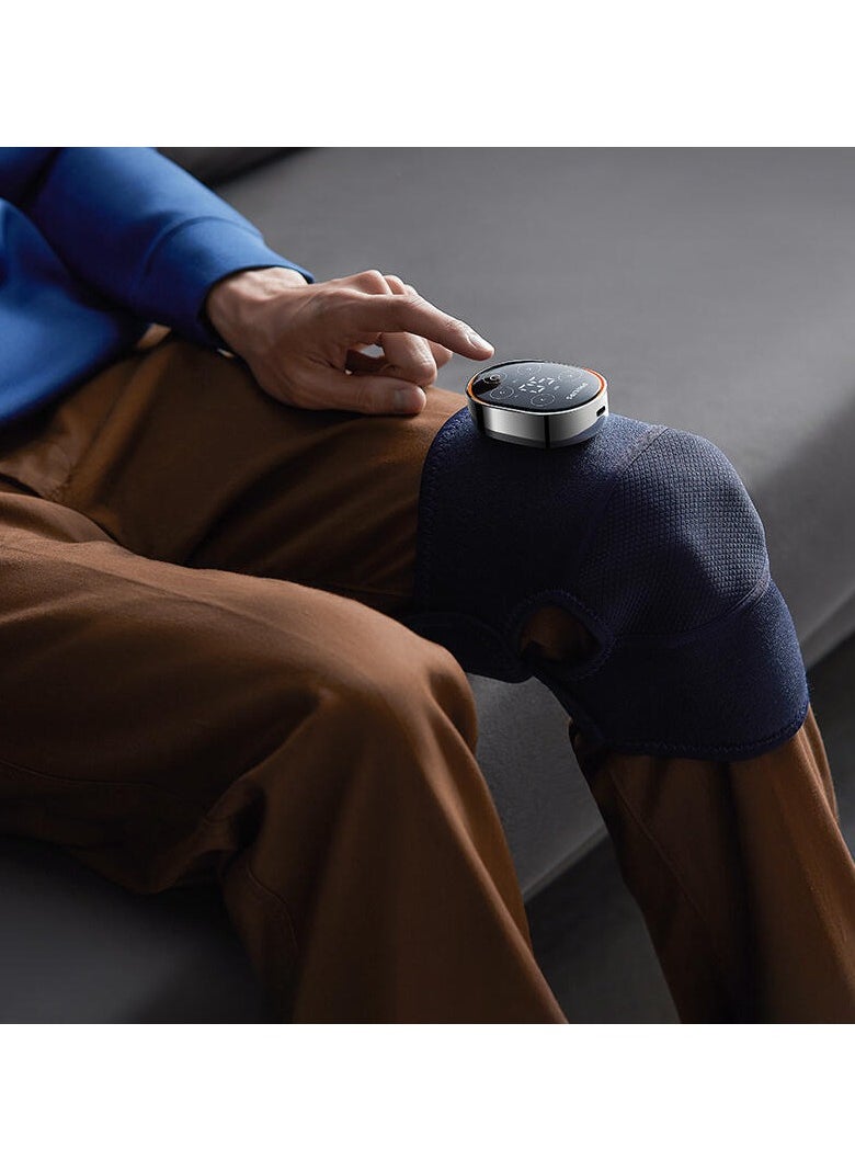 Philips - PHILIPS PPM5201L Knee Massager With Heat Function in 3 Levels, Rehabilitation Technology & Combining Airbag Massage With 10 Contact Points - Dark Blue - Image 1