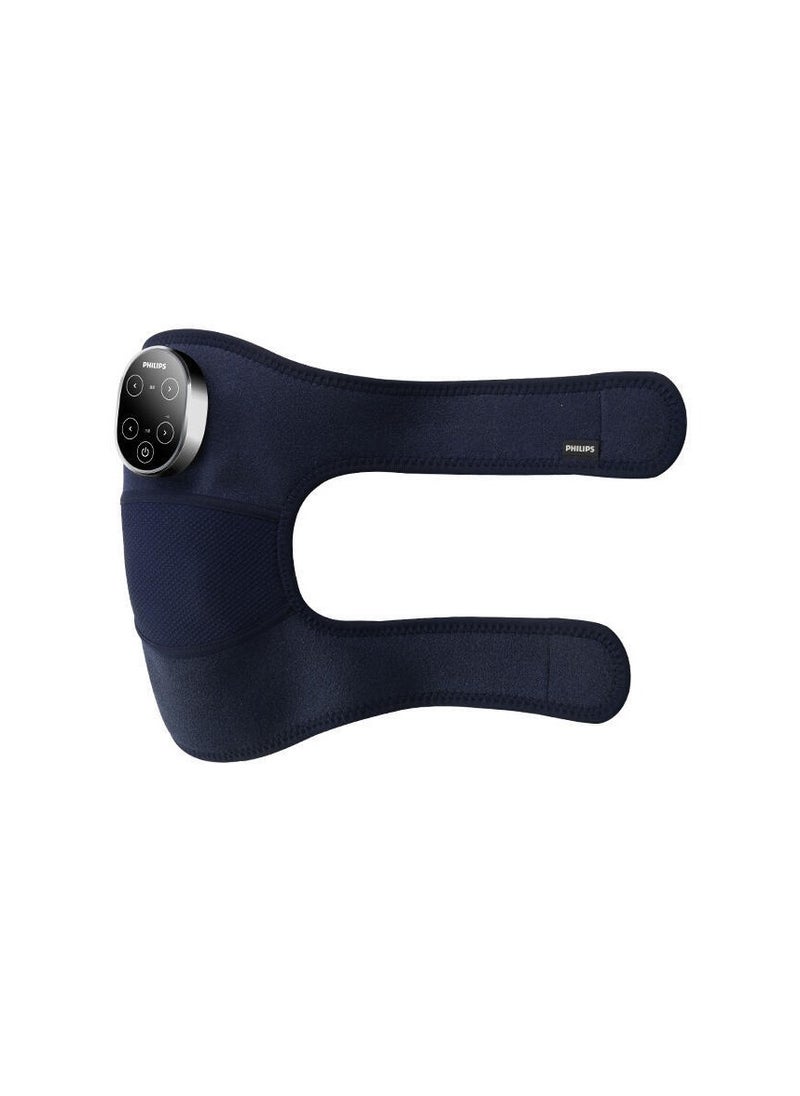 Philips - PHILIPS PPM5201L Knee Massager With Heat Function in 3 Levels, Rehabilitation Technology & Combining Airbag Massage With 10 Contact Points - Dark Blue - Image 1