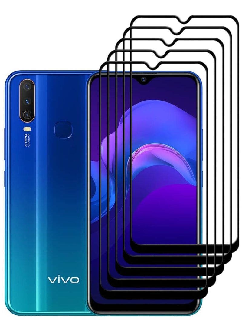 ACLIX 5 Pieces Antistatic ESD Dustproof Premium Quality High Definition Tempered Glass Screen Protector Designed For vivo Y12 - Image 1