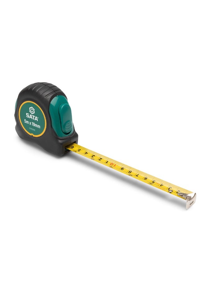 Sata SATA GL91336ME Rubber Grip Tape Measure Metric/SAE Scale 8m/26ft x 25mm  - Image 1