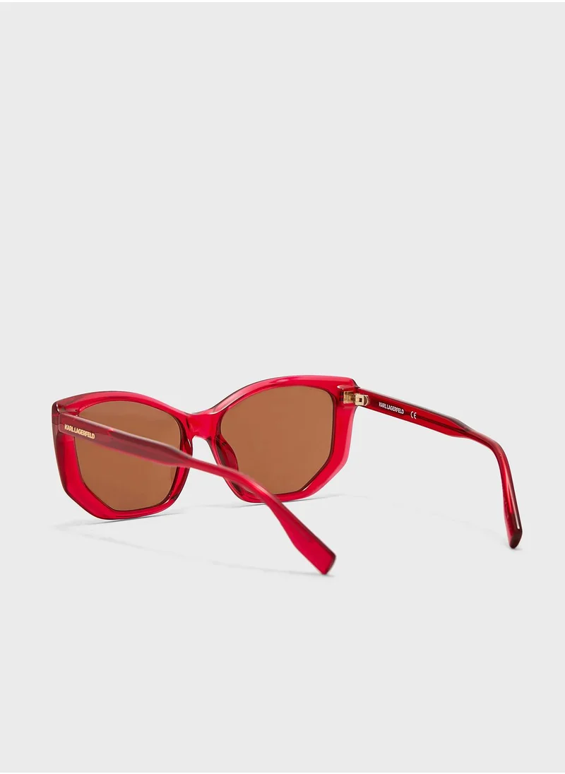 Karl Lagerfeld Butterfly Shape Sunglasses