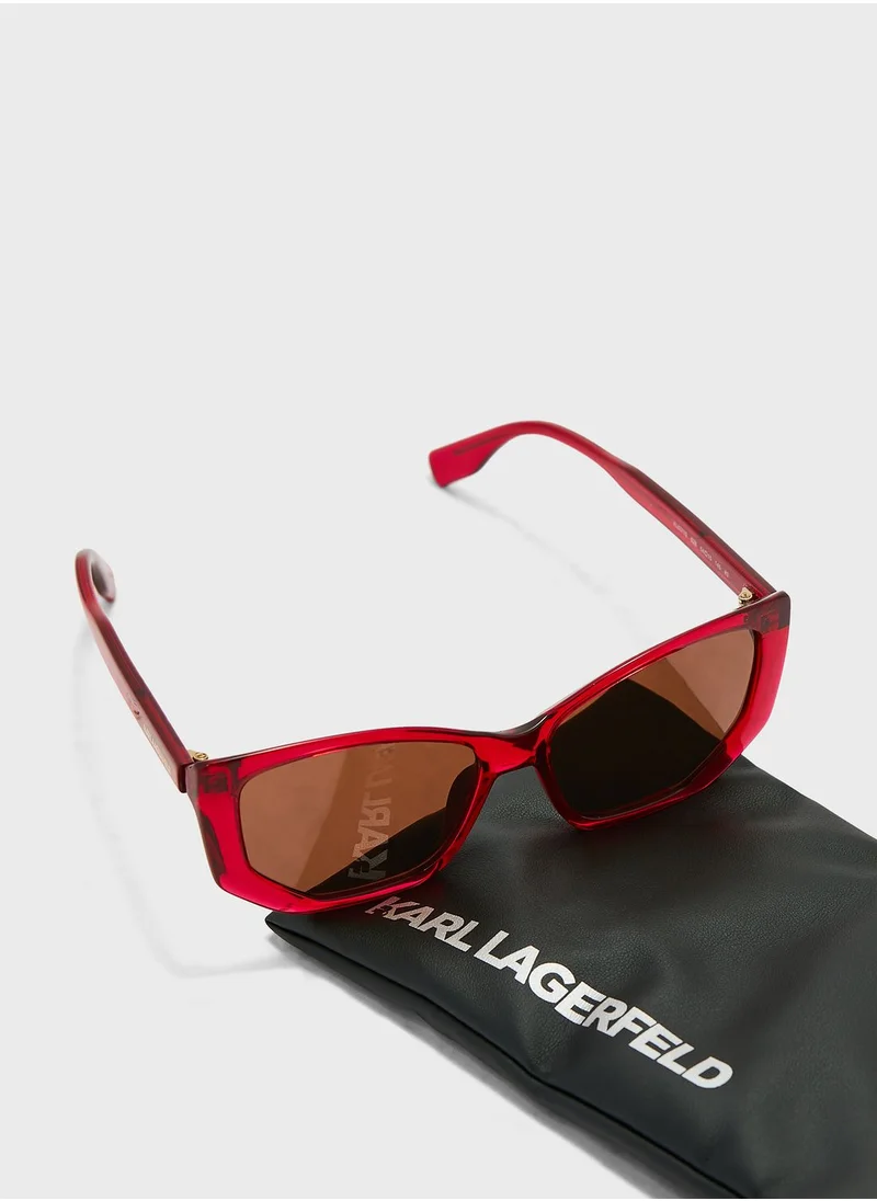 Karl Lagerfeld Butterfly Shape Sunglasses