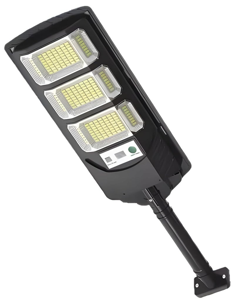 kh Acrylic Solar Street Lights Outdoor Waterproof 144 LED 60 W Solar Dusk to Dawn Flood Light Outside Solar Powered Security Exterior Wall Mount Lamp Motion Sensor Remote Control (Pack of 1) - Image 1