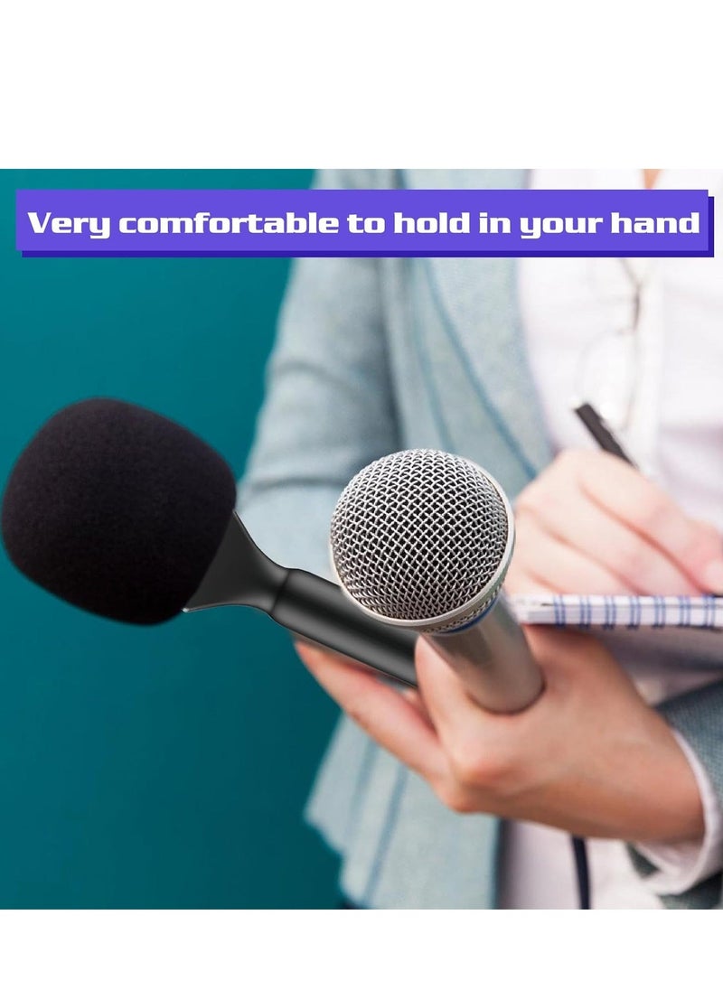 JAJEEK Universal Handheld Interview Adapter – Wireless Lavalier Microphone Stand for Interviews, Handheld Holder for Go I/II Wireless, Rode Wireless Me/Pro, DJI 1/2 Microphone – Adjustable, Lightweight, and Secure Grip for Professional Audio Recording - Image 4