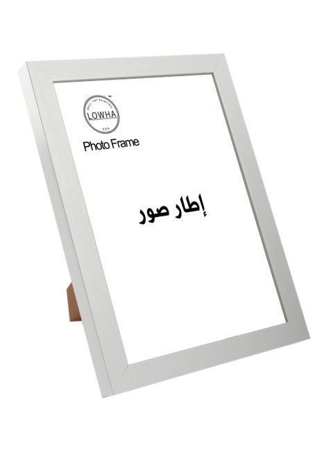 اطار صور لطاولة او على الجدار مع اطار خارجي وقاعدة تثبيت بالعرض او الطول