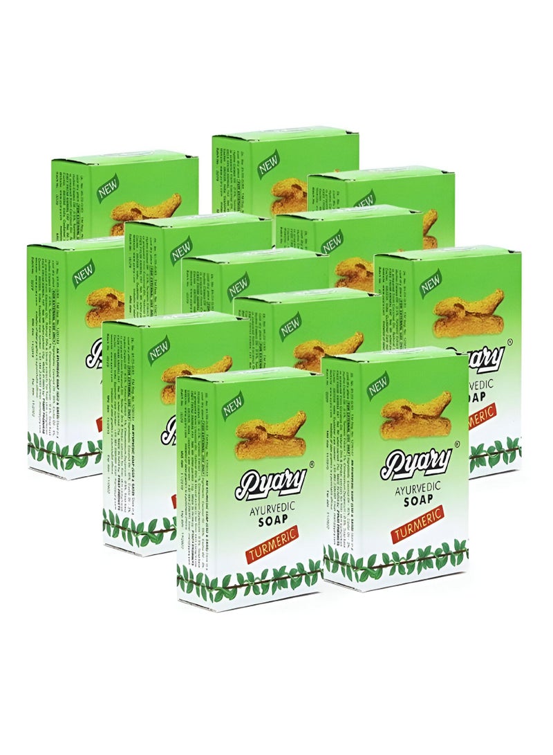 بياري صابون كركم أيورفيدي بالكركم مكونة 12 قطعة - Image 1