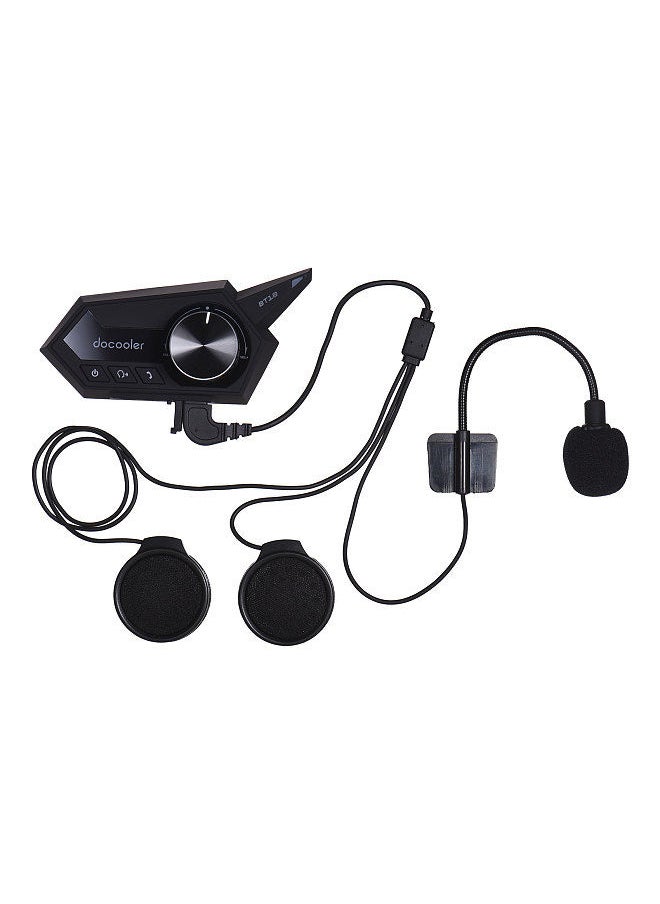 Generic - docooler Motorcycle Helmet Headset Motorbike Wireless Bluetooth 5.0 Headphones with Microphone Supports Automatic Answering Motor Helmet Earphone - Image 1