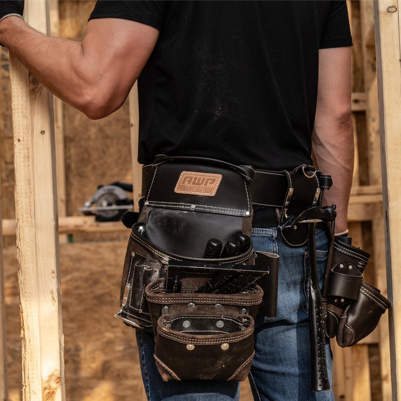 AWP Tool Belt and Rig, Heavy-Duty Premium Organizer with Multiple Pockets for Carpenters, Electricians, and Construction Work, Adjustable Waist Tool Belt, L-903-1 - Image 3