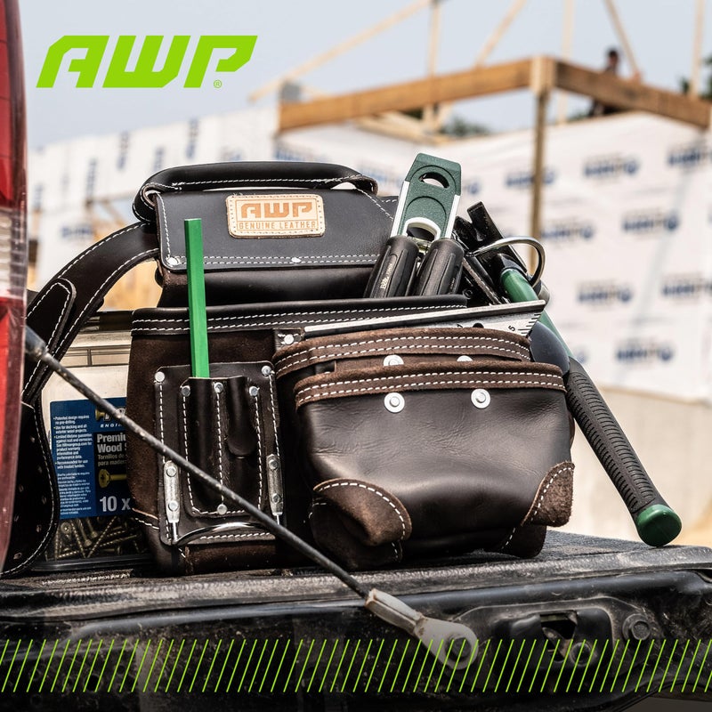 AWP Tool Belt and Rig, Heavy-Duty Premium Organizer with Multiple Pockets for Carpenters, Electricians, and Construction Work, Adjustable Waist Tool Belt, L-903-1 - Image 5