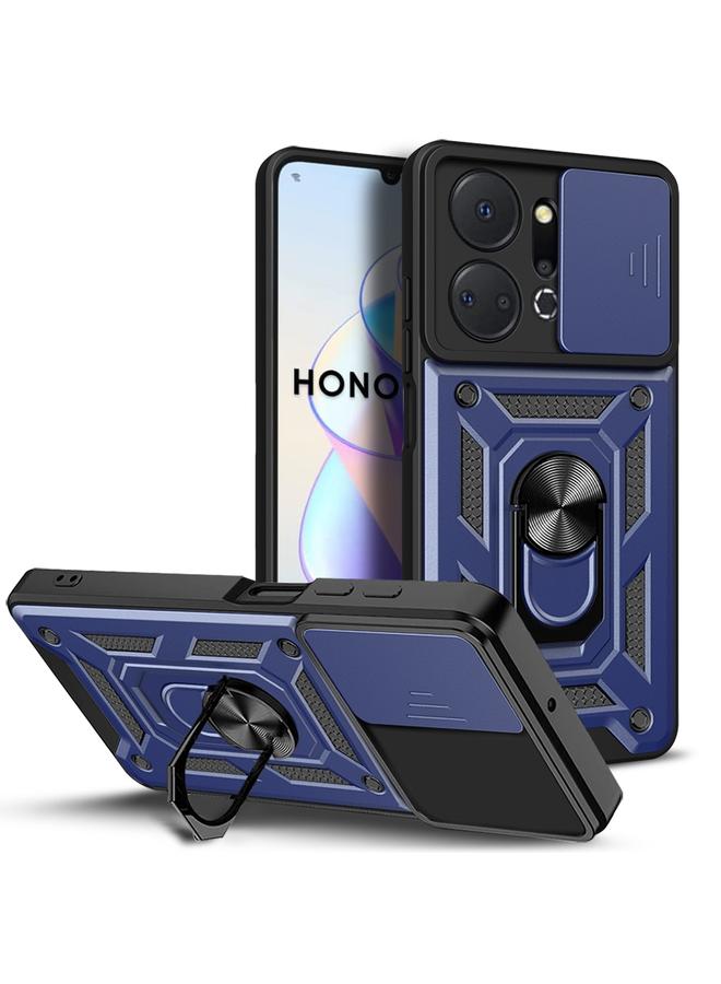 إيروريكس جراب لهاتف Honor X7a 5G بتصميم غطاء كاميرا منزلقة مصنوع من مادة TPU+PC - Image 1