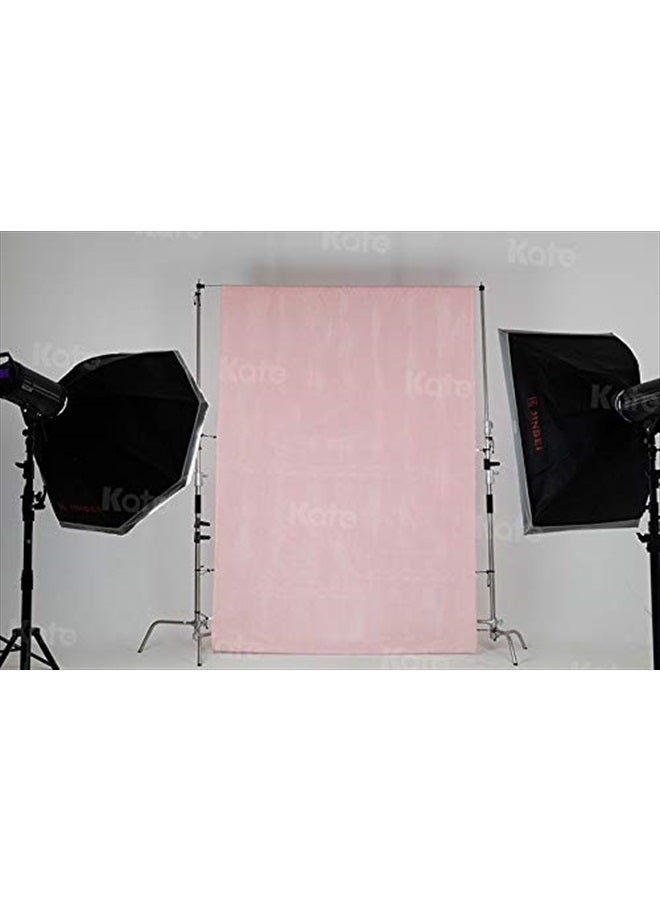 Kate 6ft×9ft Solid Light Pink Backdrop Portrait Photography Background for Photography Studio Children and Headshots Light Pink Backdrop Background for Photography Photo Booth - Image 2