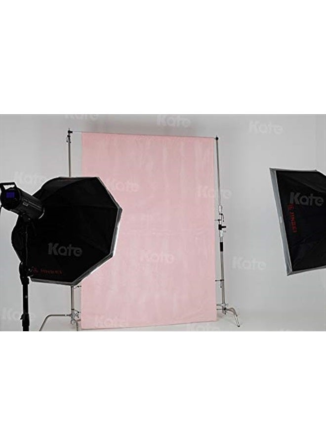Kate 6ft×9ft Solid Light Pink Backdrop Portrait Photography Background for Photography Studio Children and Headshots Light Pink Backdrop Background for Photography Photo Booth - Image 3