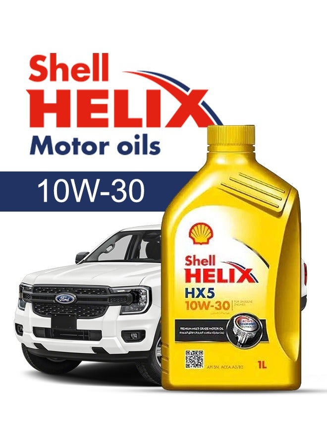 Engine Oil – For FORD Ranger V4 2025 - 2019, 6 Liter, 10w30 Shell - With Engine Oil Filter, Mobile Car Oil Change Service