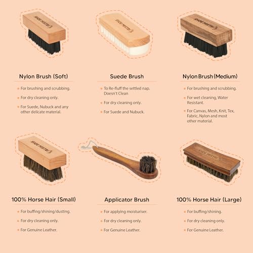 Shoe Mistri Handcrafted Sheesham Wood Shoe Welt Dauber Brush, Shoe Applicator, Shoe Small Brush for Applying Moisturiser, Mini Brush for Leather - Horse Hair - Image 3