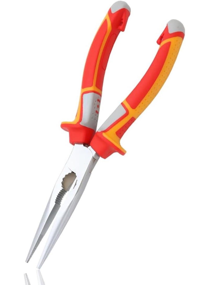 GGOOT Cutting Pliers Needle Nose Pliers Professional Electrician Hardware Hand Tools(Big Head Plier 7inch) - Image 4