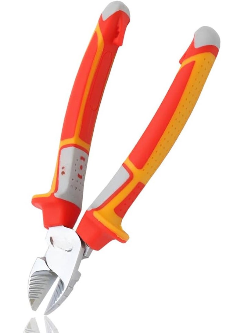 GGOOT Cutting Pliers Needle Nose Pliers Professional Electrician Hardware Hand Tools(Big Head Plier 7inch) - Image 5