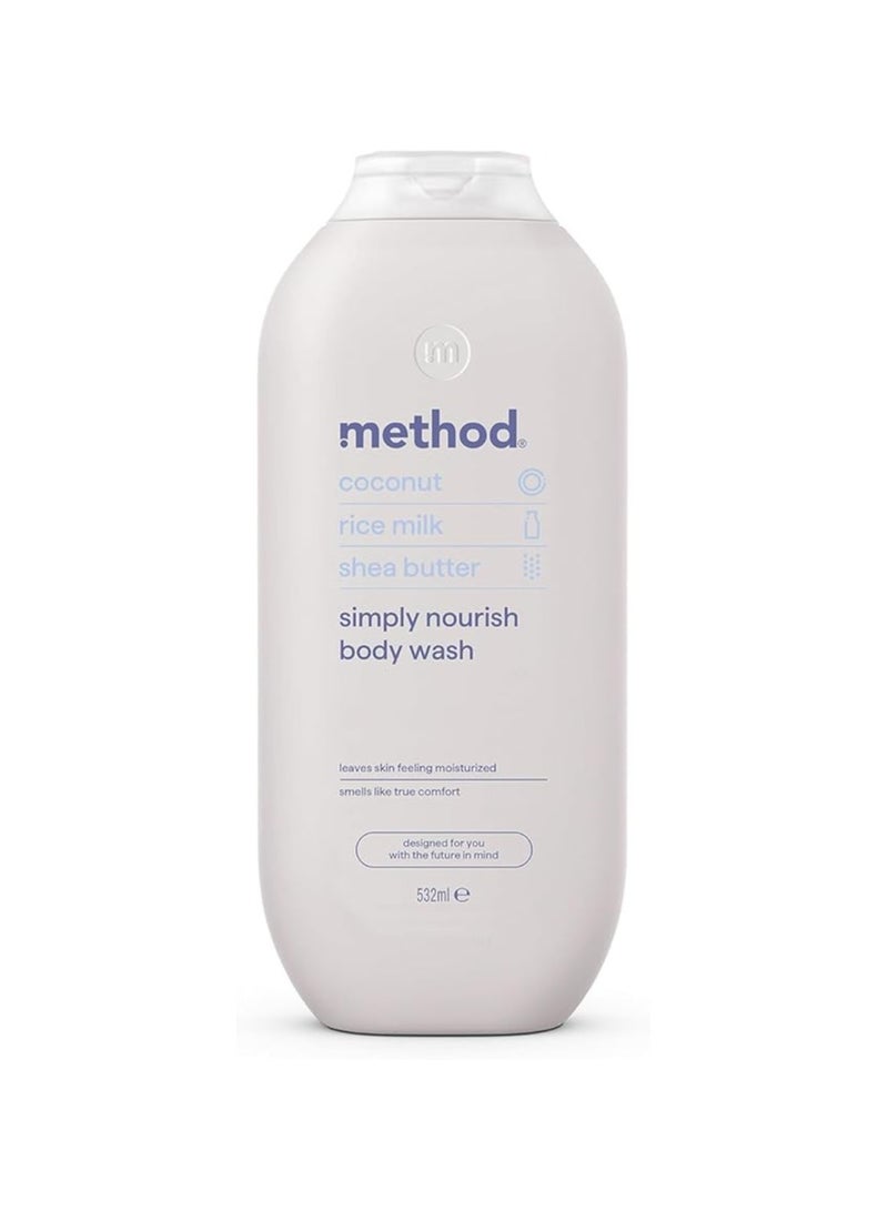 Method Simply Nourish Body Wash 532ml - Image 1