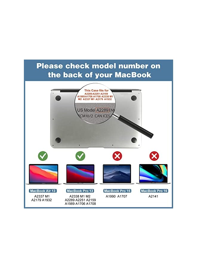 Procases MacBook Air 13 / Pro 13 Privacy Screen Protector, Anti-Spy Tempered Glass Tinted Screen Film Guard for MacBook Air 13 2020 2019 2018 / MacBook Pro 13 2022 2020 2019 2018 2017 2016 - Image 3