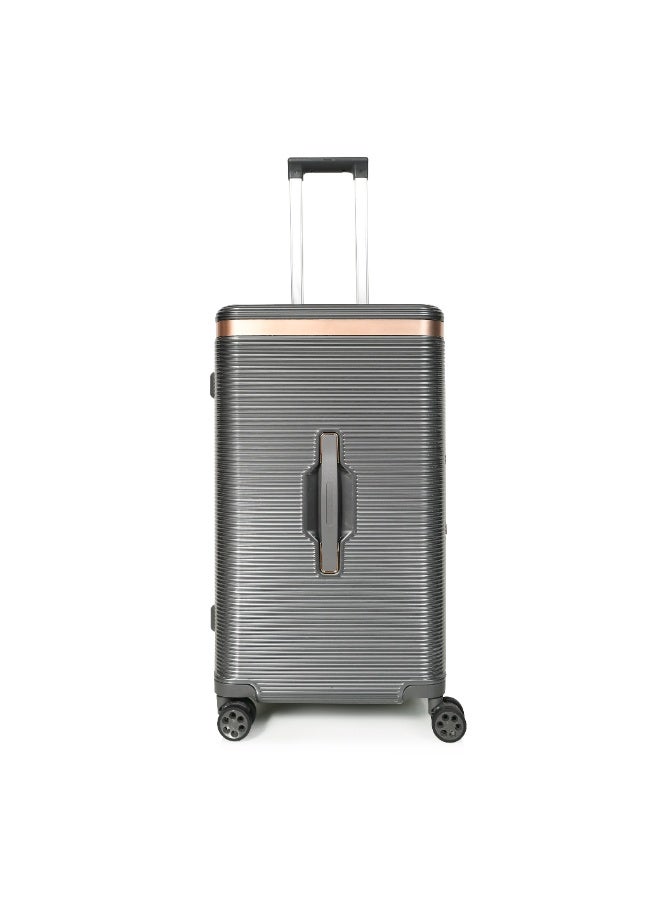 مورانو شنط سفر مورانو طقم قطعتين رمادي غامق – بولي كربونات مع قفل أمان مرقّم - Image 5