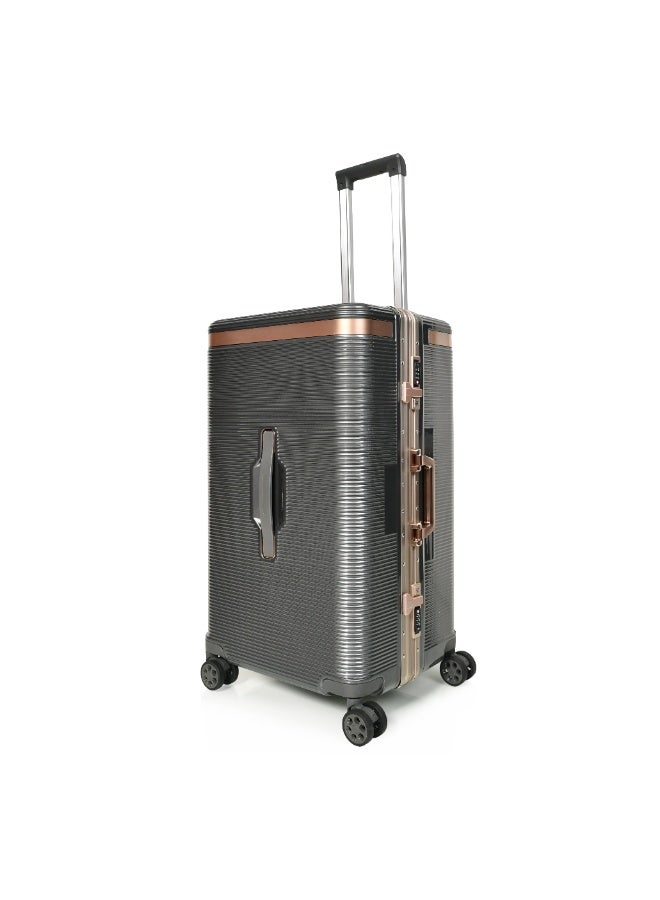 مورانو شنط سفر مورانو طقم قطعتين رمادي غامق – بولي كربونات مع قفل أمان مرقّم - Image 4