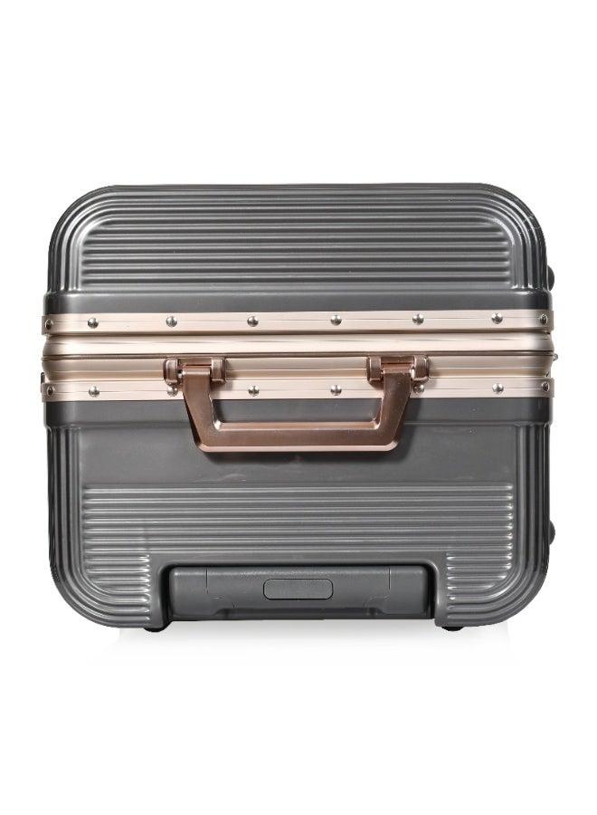 مورانو شنط سفر مورانو طقم قطعتين رمادي غامق – بولي كربونات مع قفل أمان مرقّم - Image 3