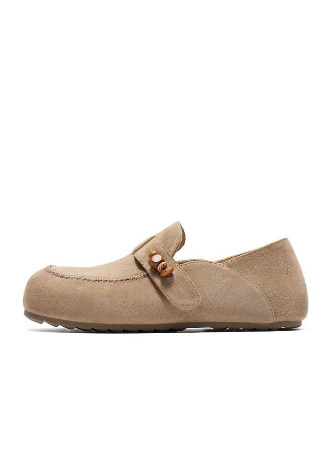 Senda a Women's Birkenstock Spring Autumn Comfortable Slip-on Flat Casual Shoes Zth78ca5 Apricot Size 36 - Image 1