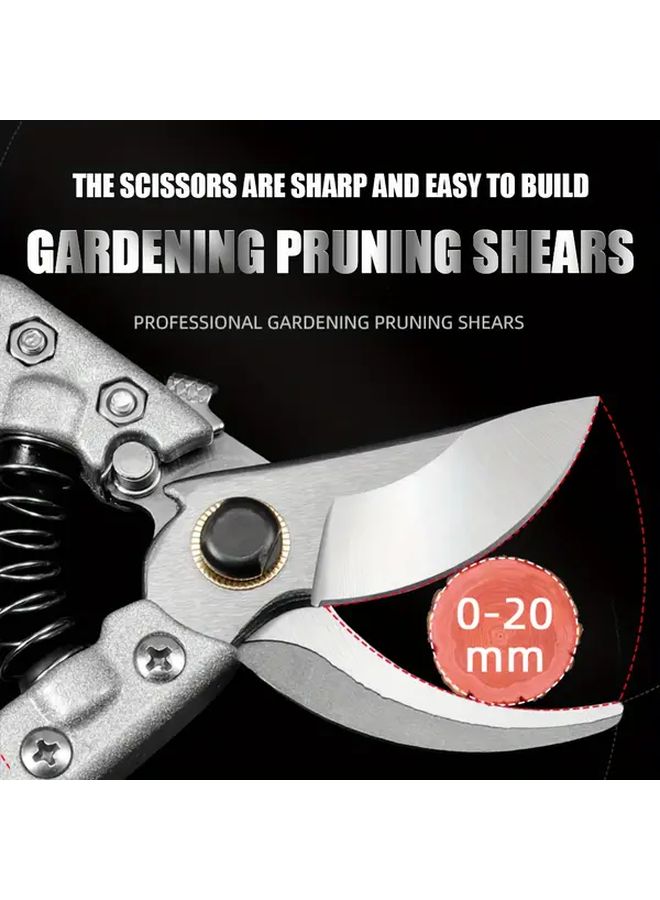 Heavy Duty Professional Garden Pruning Shears High Carbon Steel Sharp Blades 1 Piece - Image 3