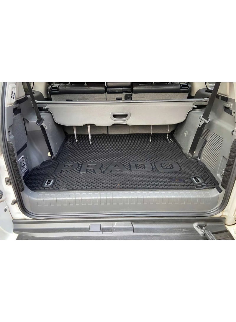  م م ذ ح م ش ﻦﻔﻳرد بطانة حصيرة صندوق الأمتعة لسيارة لاند كروزر برادو 150 (7 مقاعد) - Image 2
