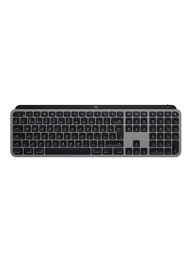 Logitech MX Keys Advanced Wireless Illuminated Keyboard for Mac,Backlit LED Keys, Bluetooth,USB-C, MacBook Pro,Macbook Air,iMac, iPad Compatible, Metal Build BLACK - Image 2