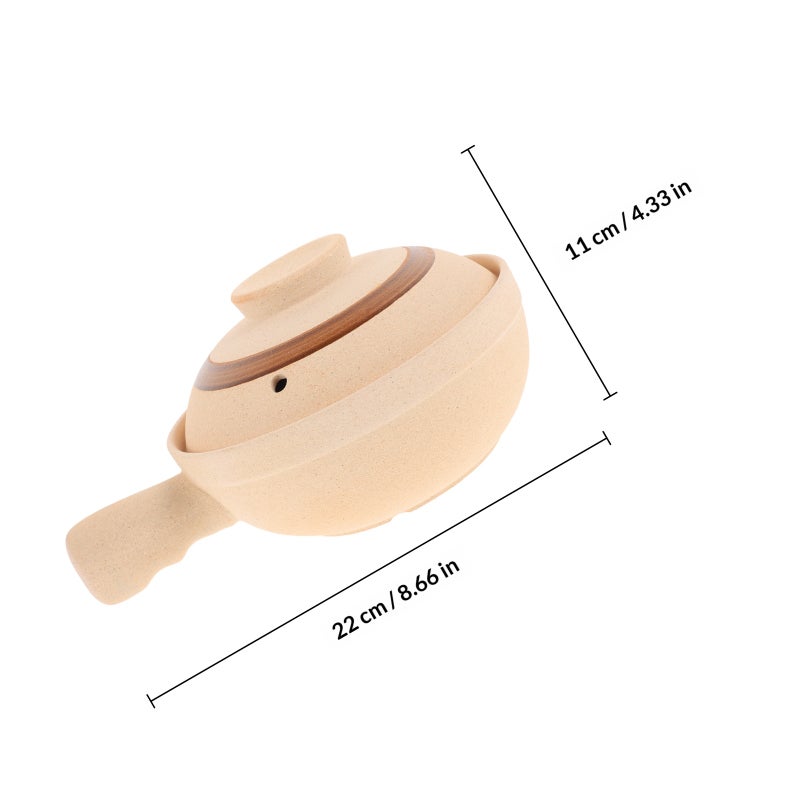 Traditional Casserole High Temperature Porcelain Casserole Household Pot Cookware - Image 2