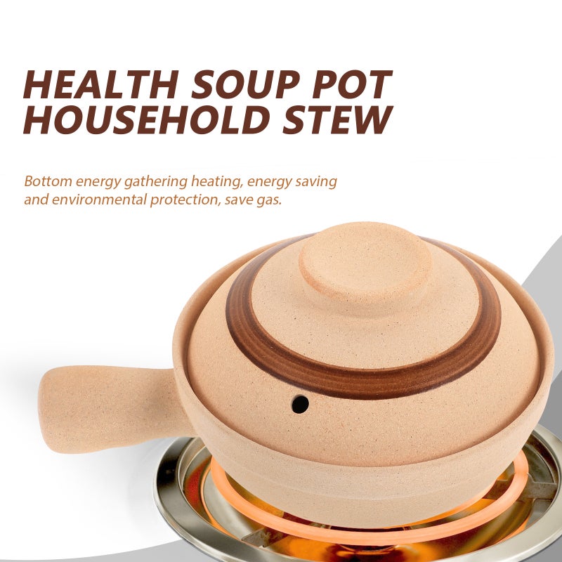 Traditional Casserole High Temperature Porcelain Casserole Household Pot Cookware - Image 4