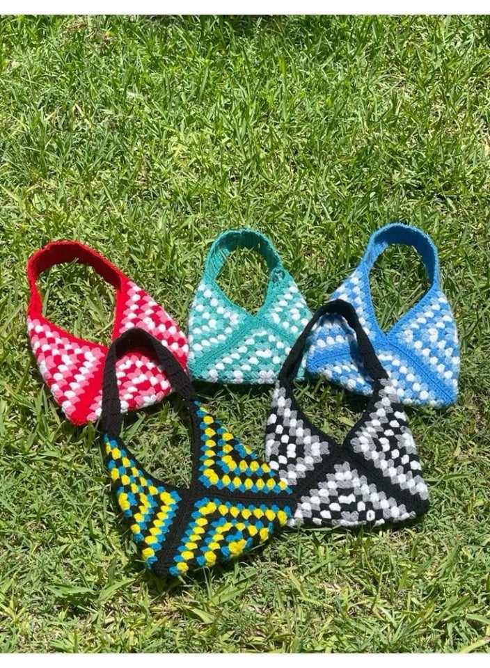 CROCHKA Elegant Handmade Summer Crochet Shoulder Bag - Image 3