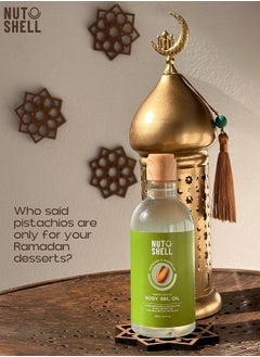 NUTSHELL Pistachio & Magnolia BODY GEL OIL 250ml  - Image 3