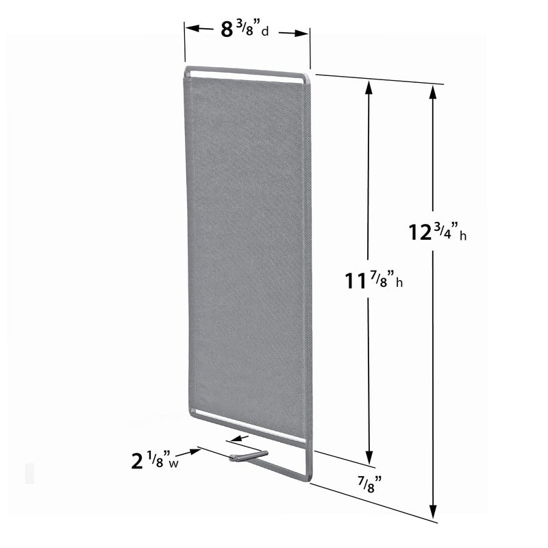 LYNK PROFESSIONALÂ® HOMEâ„¢ Shelf Dividers - Linen Closet Organizers and Storage - Linen Storage - Closet Organization - Towel Organizer for Closet (Set of 2) - Platinum - Image 5
