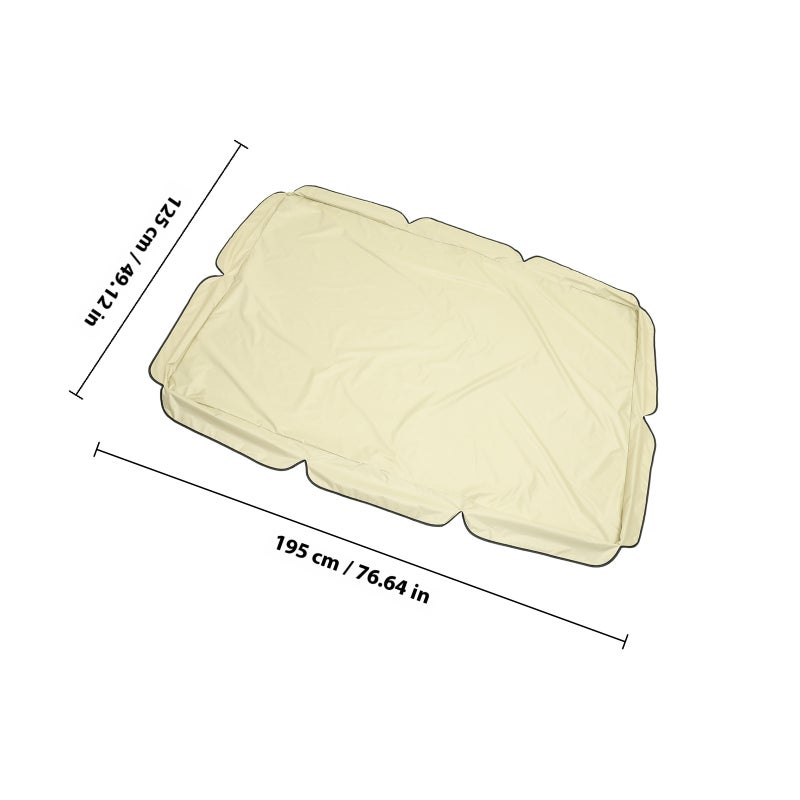 Garden Swing Protective Cover Swing Roof Cover Swing Canopy Replacement - Image 2
