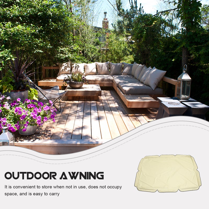 Garden Swing Protective Cover Swing Roof Cover Swing Canopy Replacement - Image 5