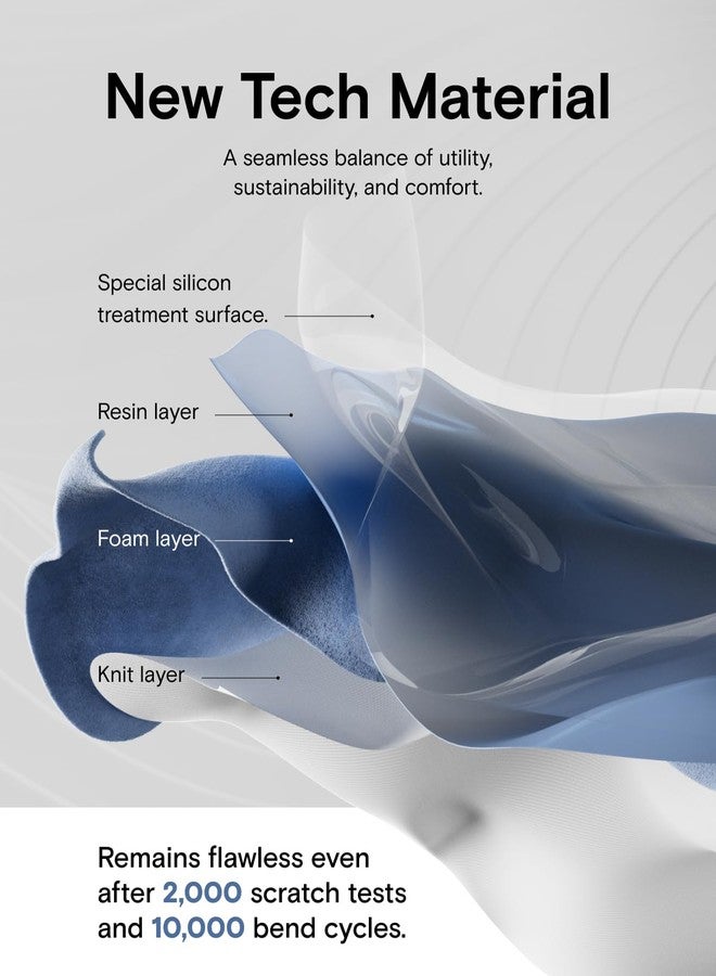 MOFT MOVAS Vegan Leather Case for iPhone 16 Pro Max, Magnetic Case, Compatible with MagSafe, Soft Touch, Colour Retention, Stain Resistant, Easy to Clean, Misty Bay - Image 4