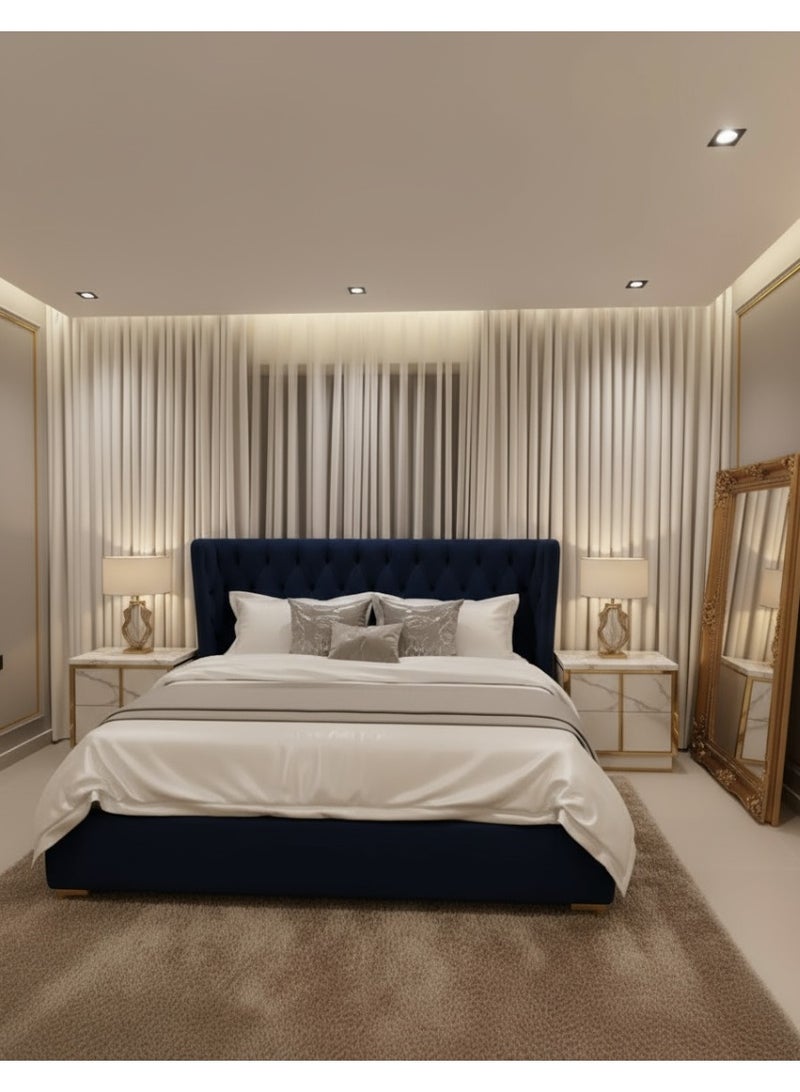 Elegant Off White wavy curtain, Various sizes length, includes tracks and accessories, featuring two layers — sheer chiffon and 100% blackout fabric for full light control and privacy. - Image 3