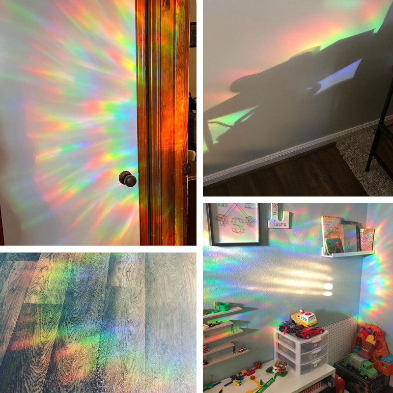 DELLAN Window Decals for Birds Strikes, DELLAN 35 Anti-Collision Bird Deflectors, Suncatcher Stickers Rainbow Window Clings for Glass Windows - Image 3