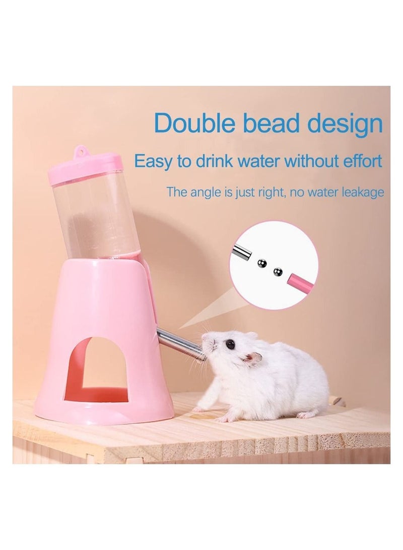 small Pet 3 in 1 Hamster Hanging Water Bottle, Automatic Drinking Bottle with Food Container,Hanging Ball to Prevent Water Leakage,for Hamsters,Rats - Image 3