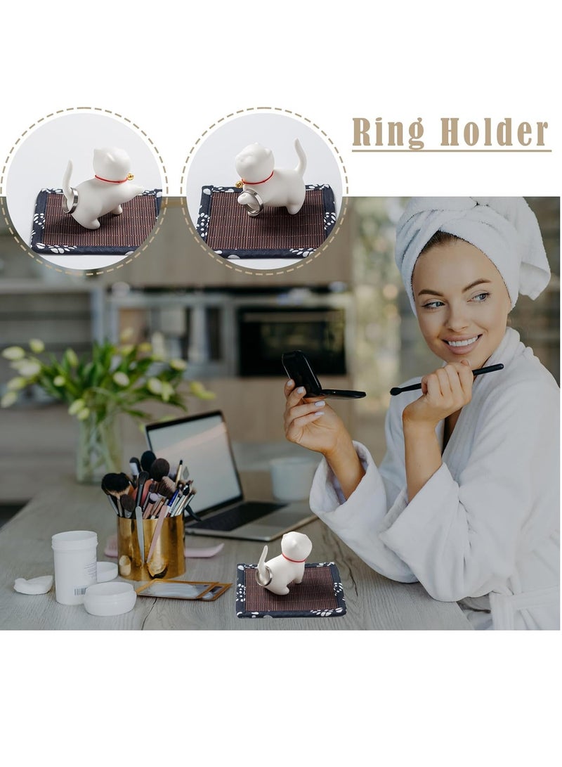 SYOSI حامل بخور حامل بخور للعصي حامل بخور للزينة لليوغا العلاج العطري التأمل ديكور المنزل غرفة المعيشة مكتب هدايا لعشاق القطط حامل بخور للديكور المنزلي بدون عصا - Image 3