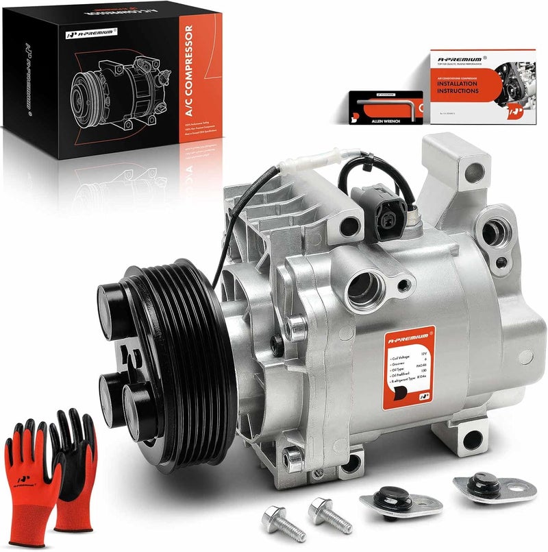 A-Premium AC Compressor with Clutch for Mazda CX7 2007-2008 - Image 1
