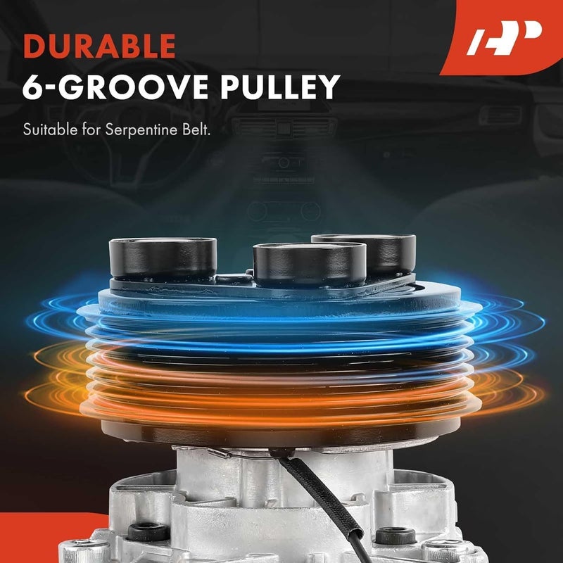 A-Premium AC Compressor with Clutch for Mazda CX7 2007-2008 - Image 4