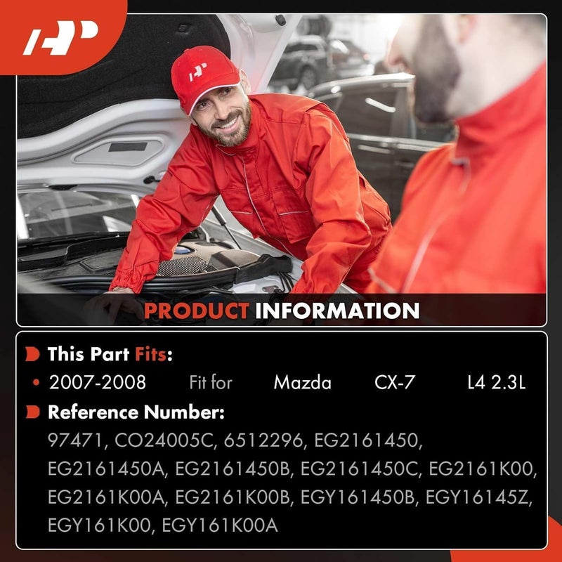 A-Premium AC Compressor with Clutch for Mazda CX7 2007-2008 - Image 2