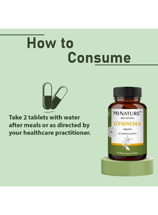 mi nature Gymnema Tablets (Gymnema Sylvestre) | Herbal care| Helps in weight |Plant based|1000mg, 90 Tablets, 45 Day supply - Image 1